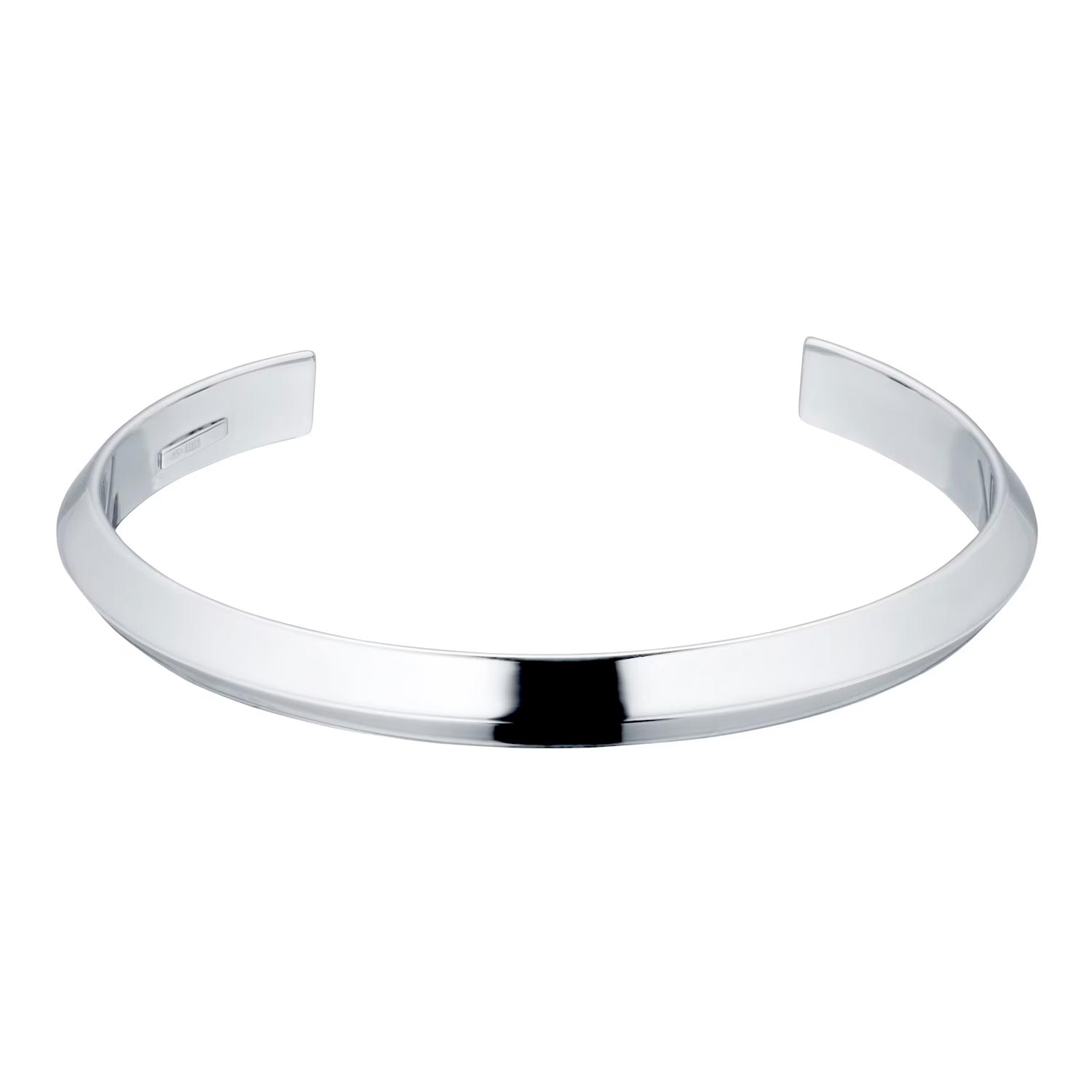 Silver Mens Open Cuff Bangle Goldsmiths