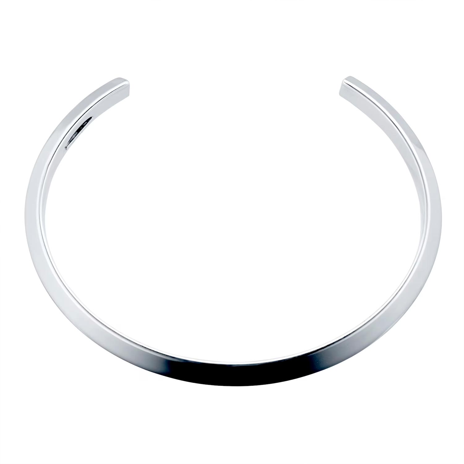 Silver Mens Open Cuff Bangle Goldsmiths - Imagen 3